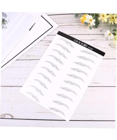 FRCOLOR 6 Sheets Pairs Waterproof Stickers Eyebrow Stencil Stickers Eyebrow Stickers Modify 4d The Lazy - Buy Online on GoSupps.com