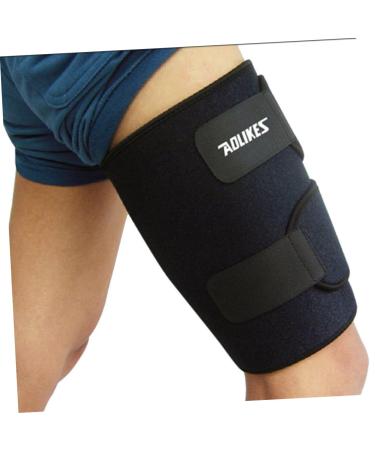 Thigh Compression Brace Support | Breathable Thigh Wrapping Brace for Pain Relief - International Shipping Available - Buy Online on GoSupps.com