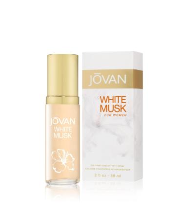 Jovan White Musk for Women Eau de Cologne Spray 2 fl oz (Pack of 1) Notes of Jasmine Musk and Amber Women's Fragrance Long Lasting Everyday Fragrance Travel Size White Musk EDC 2 Fl Oz (Pack of 1) - Buy Online on GoSupps.com
