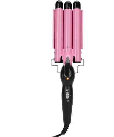 3 Barrel Curling Iron Wand Adjustable Hair Curler Waver Crimper 110V 240V Fast Heating Easy Temperature Adjustment Hair Styling Suitable for Wavy Hairstyles (22mm) - Buy Online on GoSupps.com