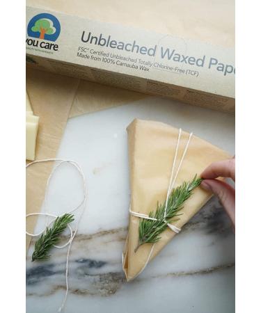 If You Care Wax Paper Rolls - 12 Pack of 75 Sq Ft - Unbleached & Chlorine Free Waxed Sheets for Baking, Cooking & Food Wrapping - Buy Online on GoSupps.com