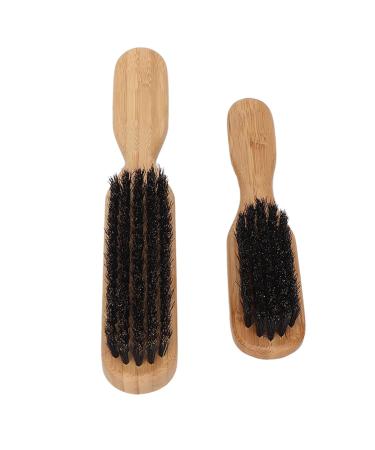 Ergonomic Bamboo Beard Brush for Men - Reinforced Handle Portable & Versatile Styling Tool - Buy Online on GoSupps.com