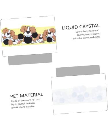 Toyvian Kids Forehead Stickers 80 Pcs - Baby Liquid Crystal Fever Indicator Strips - Toddler Temperature Sensing Stickers - Yellow/Brown - 7.5x2.5cm - Pack of 4 - Buy Online on GoSupps.com