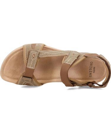Earth Origins Women's Shayla Sandal 7.5 Brown - Comfortable and Stylish Footwear - Buy Online on GoSupps.com