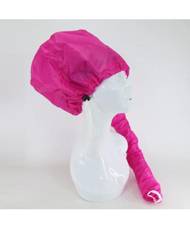 Towarm Portable Soft Hair Drying Cap - Adjustable Bonnet Hood Hat for Home Salon Use - Grey/Pink - Buy Online on GoSupps.com