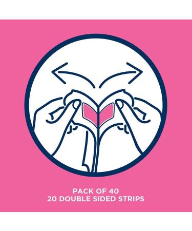 Veet Cold Wax Strips for Hair Removal - 40 Strips + 4 Finish Wipes - Normal Skin - Pack of 1 - Buy Online on GoSupps.com