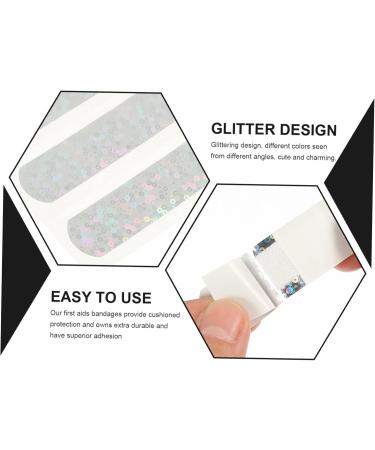 100 Pcs Travel Glitter Bands - Portable & Cute Small Bands for Your Adventures - Perfect for Gifts - Buy Online on GoSupps.com