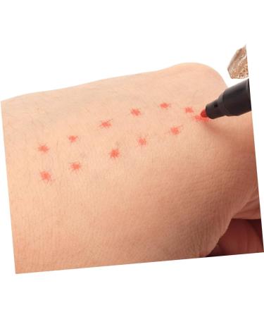 FOMIYES 10pcs Eyebrow Marker Pen Marker Pens Salon Mapping Pen Lip Mapping Pen Plastic Oil Pen Red Cosmetic 13.9x1.8cm Red - Buy Online on GoSupps.com