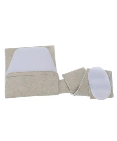 Toe Straightening Gentle Correction Wrapping Nylon Cloth Toe Corrector Elasticity for Walk (Left Foot)