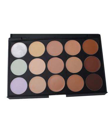 Concealer Palette 15 Colors - Contouring & Corrector Makeup for Professionals & Daily Use | Camouflage Cream Palette - Buy Online on GoSupps.com