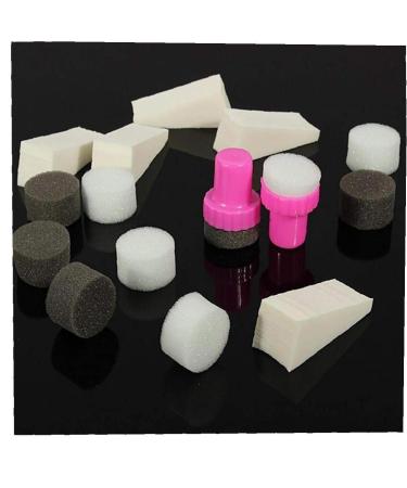 1 Set Nail Art Gradient Sponge Stamp - Triangle Shade Transfer Template for DIY Manicure | Nail Art Accessories - Buy Online on GoSupps.com
