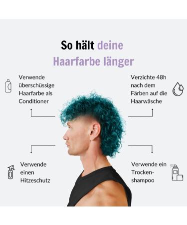 Hermans Amazing Direct Hair Color - Semi-Permanent Turquoise Conditioner - 115ml Tammy Blue Green Hair Dye - Buy Online on GoSupps.com