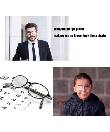 Translucent Eye Patch for Glasses - 6 Pack for Lazy Eye Amblyopia & Strabismus - Post-Surgery Solution - Buy Online on GoSupps.com