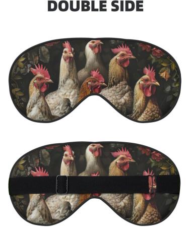 SSIMOO Adjustable Chickens Sleep Mask - Breathable Fashionable Eye Mask for Comfortable Sleep - International Shipping - Buy Online on GoSupps.com