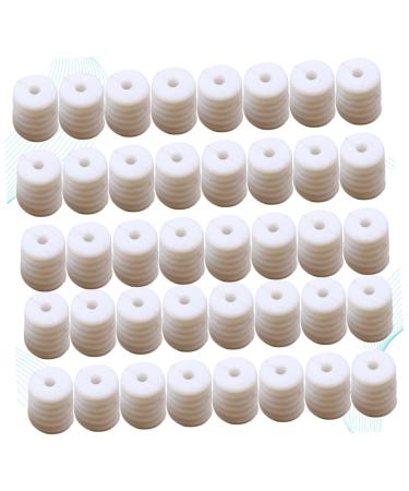 250 pieces butt connectors white ear hooks mask 1 0.6CM