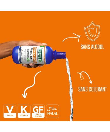 The Breath Co. - Bain de Bouche Sans Alcool - Formule d velopp e par un dentiste - Haleine Fra che pendant 12 heures* - Pr vention Caries 500ml + Protection Gencives 500ml (Lot de 2x500 ml) Pr vention Caries&protection Gencives Pack Eco - Buy Online on GoSupps.com