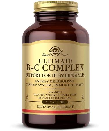 Solgar Ultimate B+C Complex 90 Tablets - Buy Online on GoSupps.com