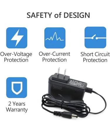 2 Packs DC 12V 1.5A 18W Power Adapter for Cameras - 5.5mm x 2.1mm Plug - High Quality Supply Switching - Buy Online on GoSupps.com