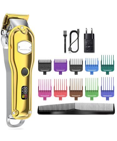 Hair Clippers Professional 8W powerful hair trimmer IPX7 electric hair clipper kit cord cordless adjustable haircut With Box