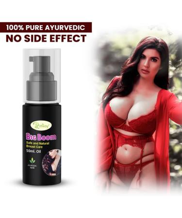 Big Boom Breast Spray Oil - Increase Breast Size by Two Cups - Hormone Balancing Formula for Women - Buy Online on GoSupps.com