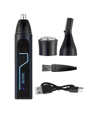 Nose Hair Trimmer for Men Eyebrow and Facial Hair Removal Machine Powerful hair clipper with motor detail Waterproof electric hair clipper interchangeable head trimmer for eyebrows