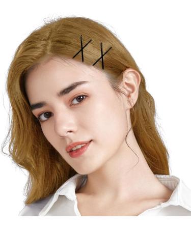 Dofash Bobby Pins Hair Pins Steel Hair Clips 3.5 cm / 1.38 Inch Hair Accessories Metal Pins for Women (Black) - Buy Online on GoSupps.com