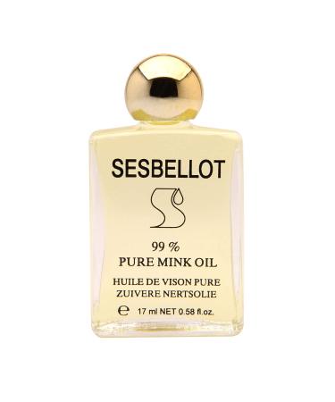 European Sesbellot 99% Pure Mink Oil (17 ml) 0.58 Fl Oz (Pack of 1)