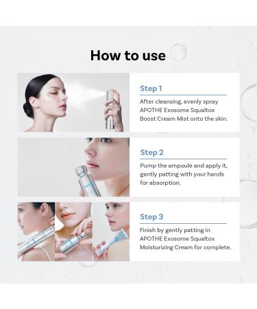 APOTHE Exosome Squal-Tox 3% Ampoule 1.01 fl oz (30ml) Intense Hydration Skin Renewal Brightening & Anti-Wrinkle Care with Exosome Technology and Niacinamide - Buy Online on GoSupps.com