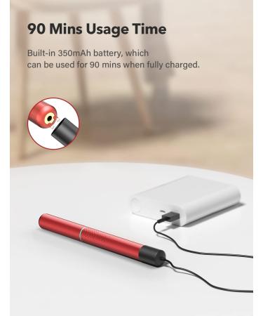 BEBIRDPRO Ear Wax Removal Tool with HD Camera and 6 LED Lights - Safely Clean Ear Canal at Home | Ear Cleaner for iOS Android Smart Phones - M9 Red - Buy Online on GoSupps.com