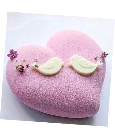 DECHOUS 3D Silicone Heart Mold Candy Making Molds Cake Mold Trays Silicone Cake Mold Silicone Soap Molds Heart Fondant Mold Candle Molds Cake Baking Moulds Chocolate Fudge White 29.5*3.5*17cm White - Buy Online on GoSupps.com