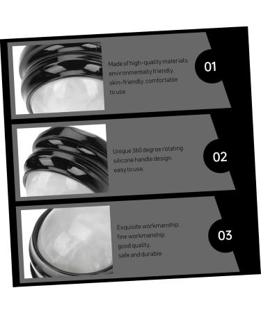 Beavorty 2 STK Massage Globe | Fascia Tool for Body | Essential Oils & Full Body Massage Device | Handheld Office & Foot Relief | Fitness Ball | Synthetic Resin - Buy Online on GoSupps.com