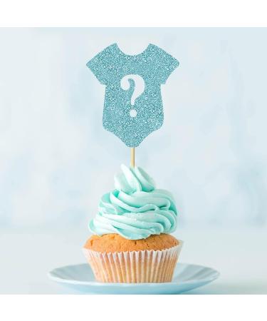 24Pcs Gender Reveal Cupcake Toppers Boy or Girl Glitter Cupcake Picks Kids Birthday Party Decors Baby Shower Party Decoration Supplies B-boy Or Girl - Buy Online on GoSupps.com