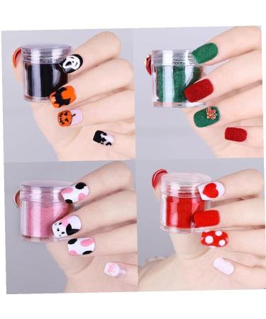 10ml Fuzzy Flocking Colorful Dust for Nail Art | Velvet Glitter Powder for Manicure & Christmas Decorations - Buy Online on GoSupps.com