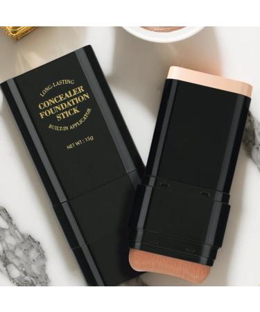 Foundation stick makeup 15G moisture formula full makeup coverage even smooth facial base gentle user comfort with gliding care formula natural - Buy Online on GoSupps.com