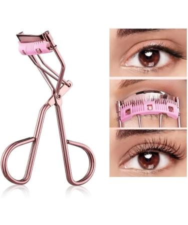 Professional Rose Gold Eyelash Curler Eyelash Cosmetics Makeup Tools Ladies Accessories Quick Styling Compact Portable C4 - Buy Online on GoSupps.com