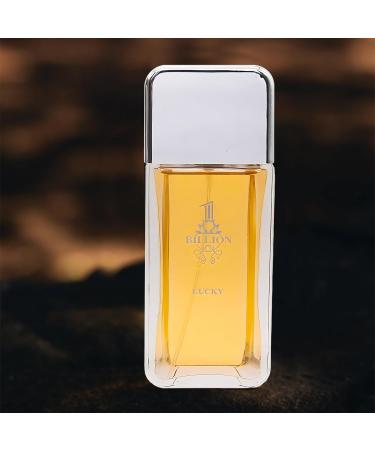 Men's Cologne 1 Billion Lucky Eau De Toilette Body Spray Fragrance For Men- Daywear Casual Daily Perfume Set with Suede Pouch- 3.4 Fl Oz Bottle- Ideal EDT Beauty Gift for Birthday Anniversary - Buy Online on GoSupps.com