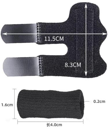 Harayaa Finger Support with 10 Flexible Sleeves for Fast Recovery - Ideal for Pain Relief & Rehabilitation | Gray Color | International Shipping Available - Buy Online on GoSupps.com