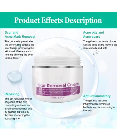 Scar Removal Cream with Plant Extracts - Fades Scars, Stretch Marks & Skin Damage - Buy Online on GoSupps.com