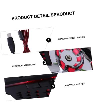 minkissy Gaming Mouse Optical Computer Rgb Gaming Corded Ergonomic Gamer Mute Gaming Game Mice Mouse for Laptop Wired Led Game Mouse Mechanical Metal Brushed Bottom Plate V6 - Buy Online on GoSupps.com