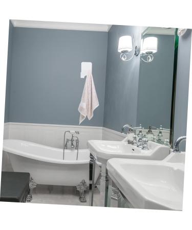 Generic 8pcs Bathroom Hook Towel Hooks Organizer Hangers for Kitchen Acrylic Door Shower Wall-Mounted Towel Hanger 6X4.5X2.8CM Transparent - Buy Online on GoSupps.com