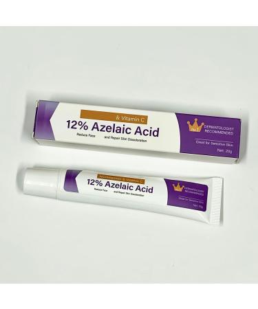  Generisch Azelaic Acid Serum 12% 20g Azelaic Acid Cream Effectively Relieves Facial Redness and Inflammation Lightens Discolorations a - Buy Online on GoSupps.com