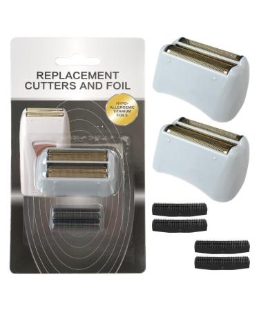 2x Golden Pro Shaver Replacement Foil and Cutters Compatible with Andis 17150(TS-1)/17155/17200 Shaver ProFoil