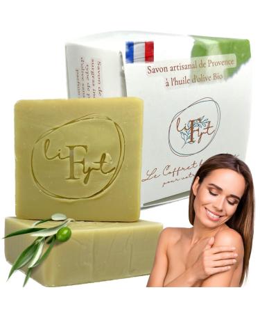 LiFyt Natural Soap from Provence Pure Olive Oil Gentle and Overgreasy Body Care Handmade Product Fragrance Free