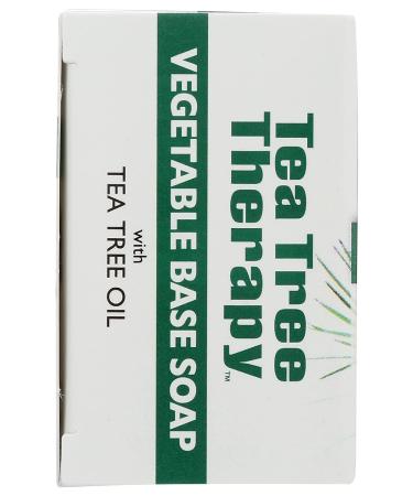 Tea Tree Therapy Pack of 8 Vegetable Base Soaps with Tea Tree Oil - 3.9 oz | Natural Skincare | International Shipping - Buy Online on GoSupps.com