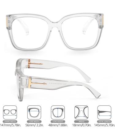 LVIOE Blue Filter Glasses - Over Glasses for Eye Strain Relief | Computer Glasses for All Wearers - Buy Online on GoSupps.com