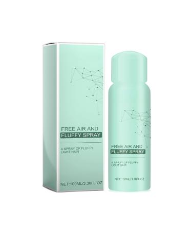 Hair Volumizing Spray Leave-in Dry Hair Spray Oil-control Fluffy Volume Hair Spray Hair Spray-Free Air and Fluffy Spray Volume Hair Long Lasting Refreshing Spray for All Hair Types (1 Pcs) 3.38 Fl Oz (Pack of 1)