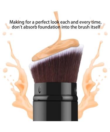 Buy Falliny Retractable Foundation Makeup Brush - Travel-Friendly Kabuki Brush for Liquid Cream & Powder - Perfect for Flawless Finish - International Shipping Available - Buy Online on GoSupps.com