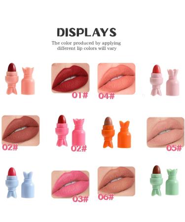  Vitsrisea Makeup Lipstick Pills: High-Pigment Matte Lipstick Kit Velvet Lip Colors | Compact Lip Gloss Pills Gloss Stain Kit - Buy Online on GoSupps.com
