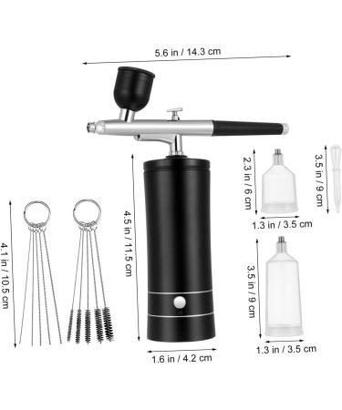 MAGICLULU 1 Set Cordless Airbrush Manicure Kit Airbrush Paint Kit Airbrush Kit Nail Art Supplies Nail Airbrush Electric Airbrush Painted Charging Cable Handheld Aluminum Alloy 12.00X4.20X4.20CM Picture 1 - Buy Online on GoSupps.com