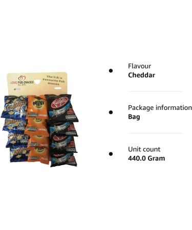 Jacobs Pub Snacks - Pub Card of 12 - inc. Cheeselets Twiglets & Mini Cheddars - Buy Online on GoSupps.com